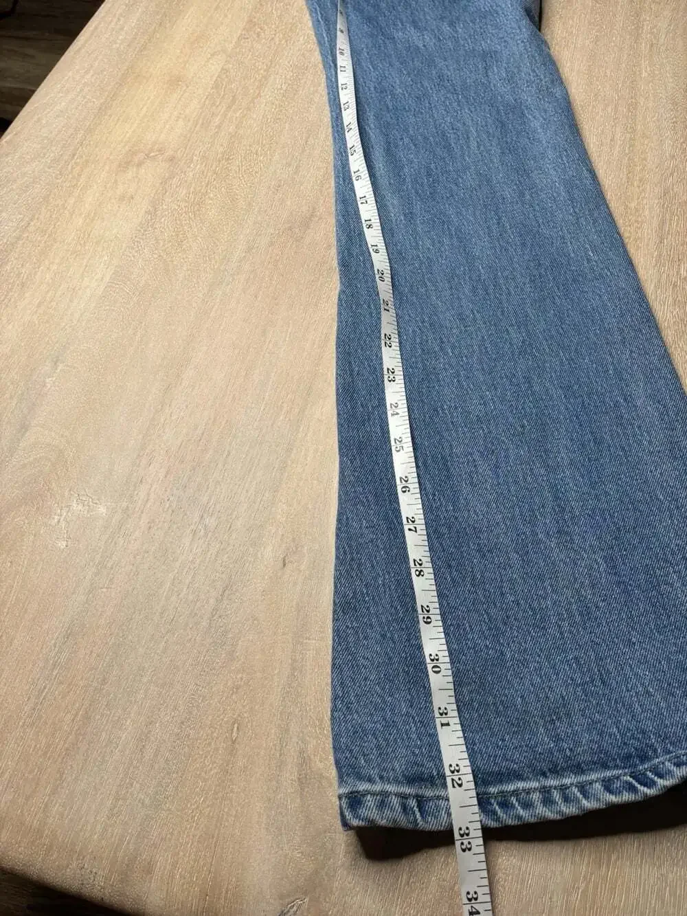 Free People NWT Stillwater Low-Rise Slim Flare Jeans Light Wash Size 27